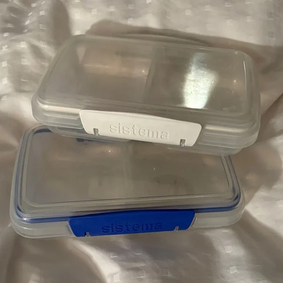 Make offer! IKEA Kalas Bowls Cup Set of 6 each;  2 Sistema covered containers - Picture 3 of 11